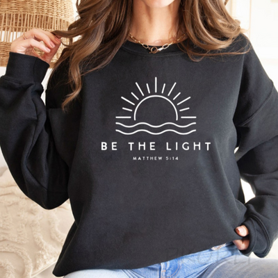 Karin | Bequemes „Be the Light“-Sweatshirt