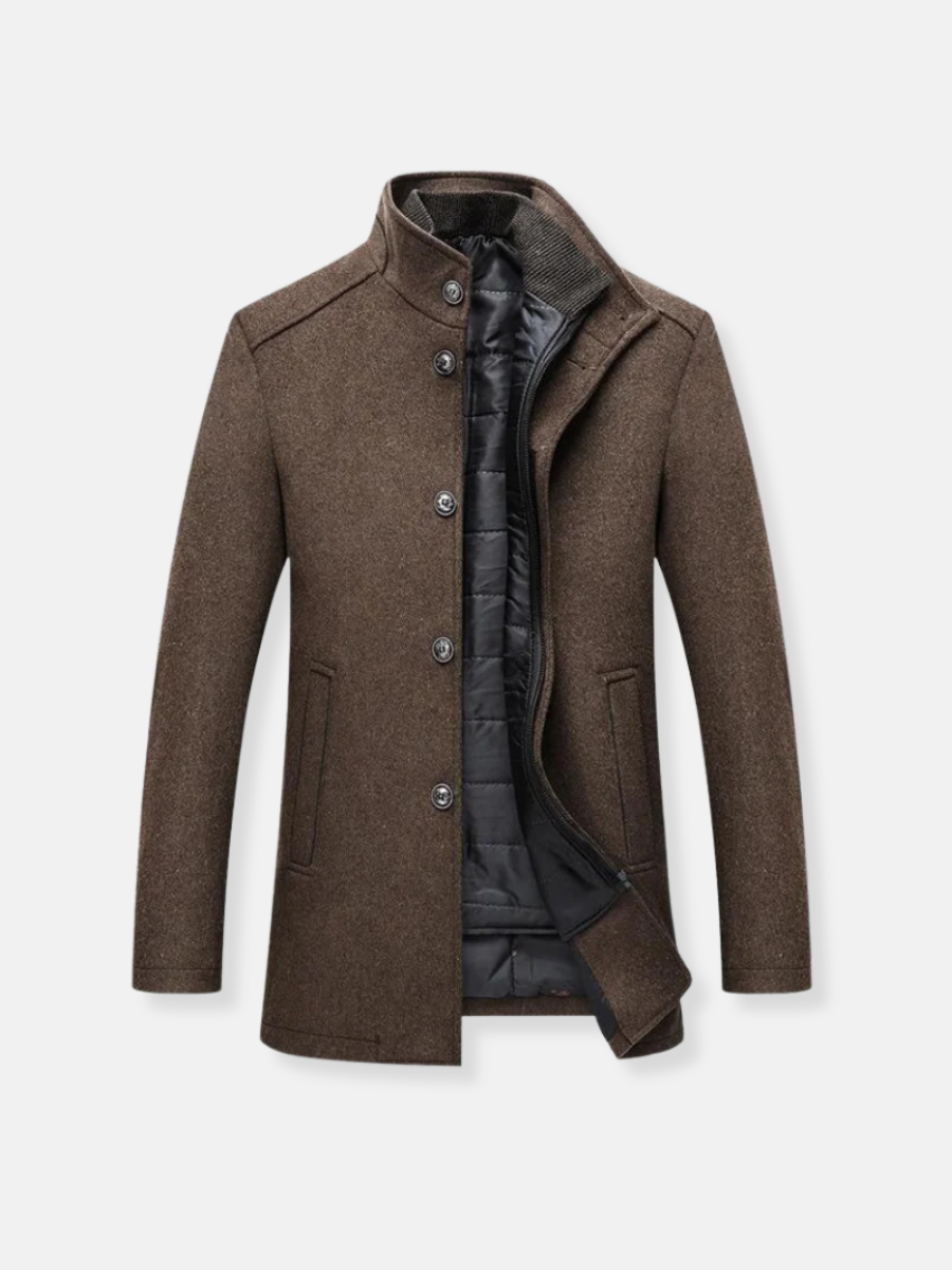 Eleganter Wollener Trenchcoat für Herren – Stil und Komfort vereint!