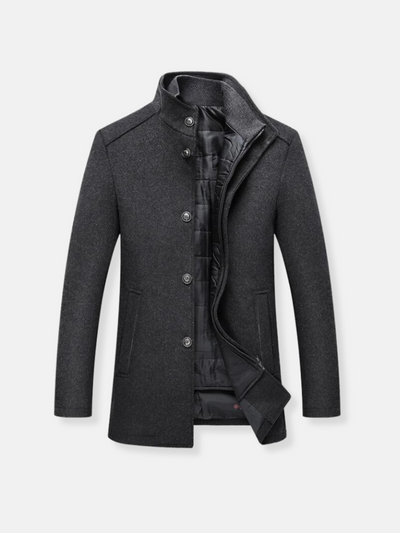 Eleganter Wollener Trenchcoat für Herren – Stil und Komfort vereint!