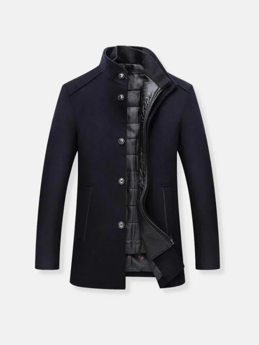 Eleganter Wollener Trenchcoat für Herren – Stil und Komfort vereint!