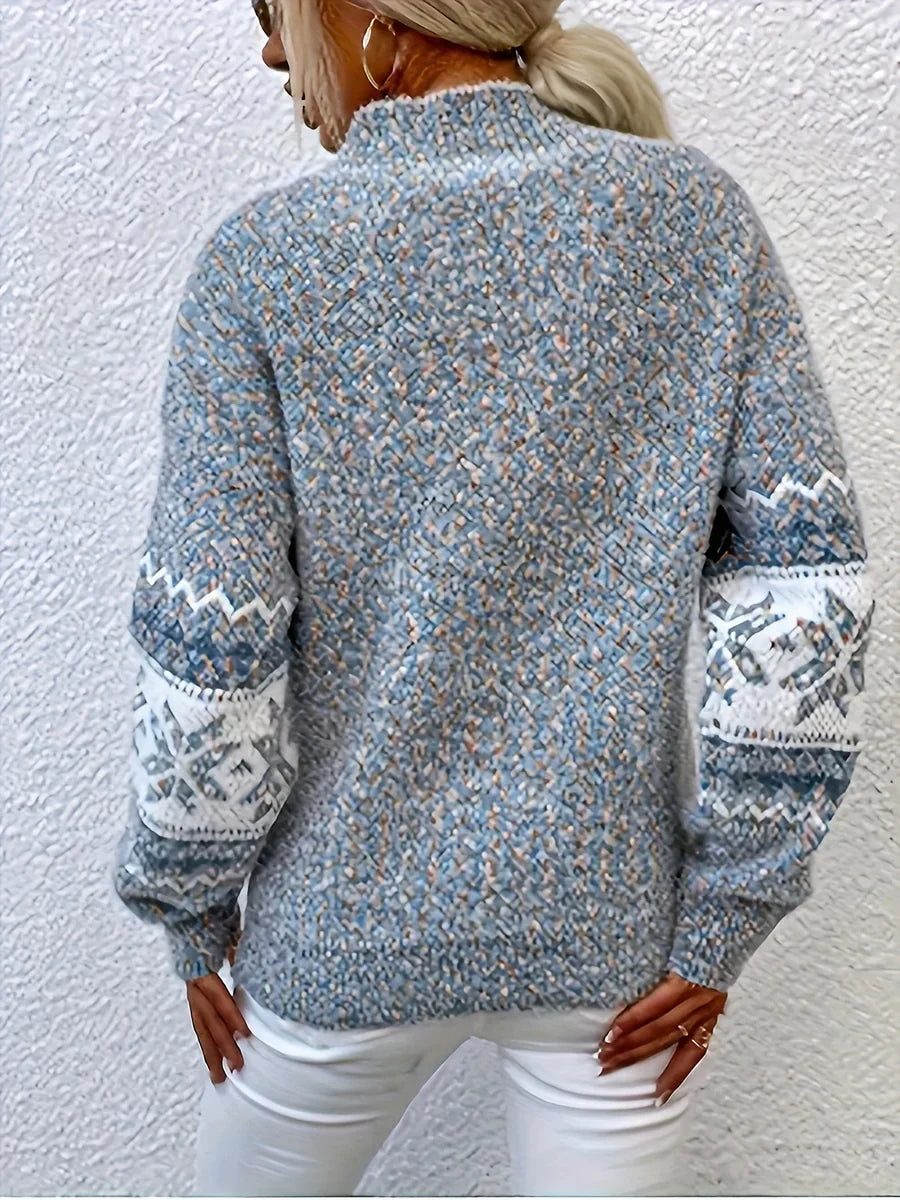 Hildegard | Schneeflocken-Pullover