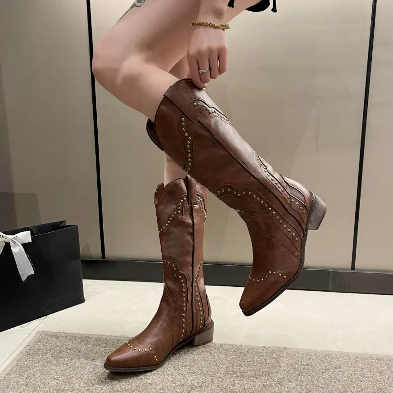 CANDY | Nieten-Stiefel für Damen