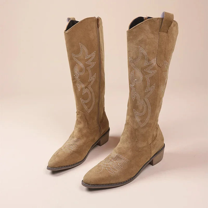 IVY | Bestickte Western-Cowboystiefel