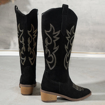 IVY | Bestickte Western-Cowboystiefel