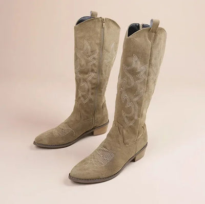 IVY | Bestickte Western-Cowboystiefel