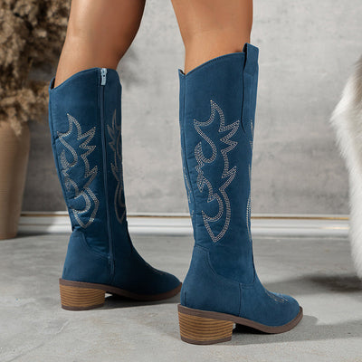 IVY | Bestickte Western-Cowboystiefel