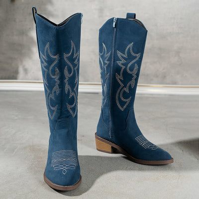 IVY | Bestickte Western-Cowboystiefel