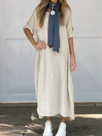 Veronica | Linen Cotton Dress